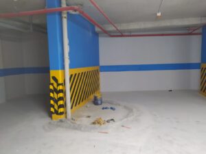 Otopark Yol ve Çizgi Uygulamaları fotoğrafı
