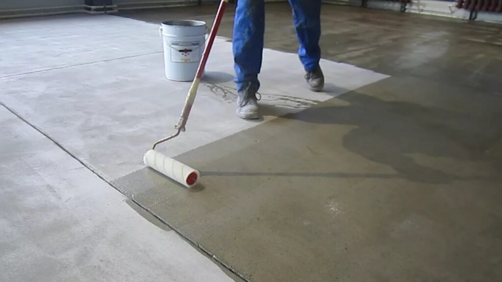 Beton Zeminlerde Akrilik Cila Uygulaması